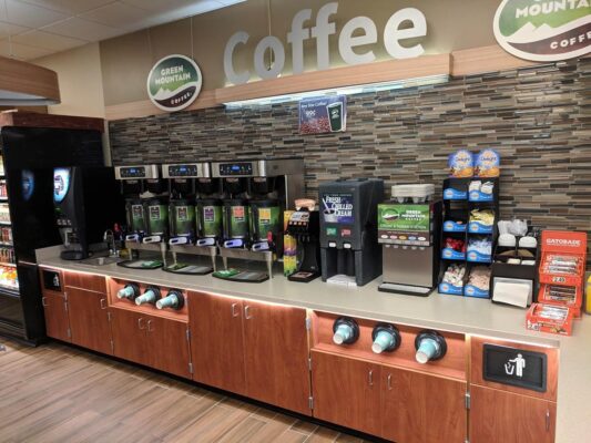 Convenience Store modular coffee bar